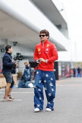 LECLERC Charles (mco), Scuderia Ferrari SF-24, portrait during the Formula 1 MSC Cruises Japanese Grand Prix 2024, 4th round of the 2024 Formula One World Championship, WM, Weltmeisterschaft from April 5 to 7, 2024 on the Suzuka International Racing Course, in Suzuka, Japan - F1 - JAPANESE GRAND PRIX 2024 DPPI Panoramic  240405_R04_GIAPPONE__LF33398