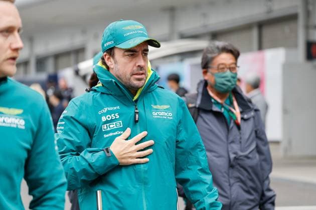 ALONSO Fernando (spa), Aston Martin F1 Team AMR24, portrait during the Formula 1 MSC Cruises Japanese Grand Prix 2024, 4th round of the 2024 Formula One World Championship, WM, Weltmeisterschaft from April 5 to 7, 2024 on the Suzuka International Racing Course, in Suzuka, Japan - F1 - JAPANESE GRAND PRIX 2024 DPPI Panoramic  240405_R04_GIAPPONE__LF33510