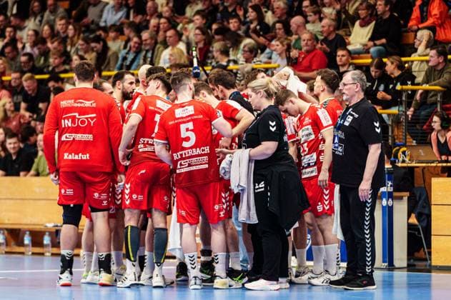 Time out HSG Nordhorn Lingen GER, VfL Luebeck Schwartau vs HSG Nordhorn Lingen, Handball, 2 Bundesliga, Matchday 27, Season 2023 2024, 05 04 2024 GER, VfL Luebeck Schwartau vs HSG Nordhorn Lingen, Handball, 2 Bundesliga, Matchday 27, Season 2023 2024, 05 04 2024 Luebeck Copyright: xEibner-Pressefoto MarcelxvonxFehrnx EP_MFN