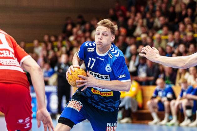 Niko Blaauw VfL Luebeck Schwartau, 17 GER, VfL Luebeck Schwartau vs HSG Nordhorn Lingen, Handball, 2 Bundesliga, Matchday 27, Season 2023 2024, 05 04 2024 GER, VfL Luebeck Schwartau vs HSG Nordhorn Lingen, Handball, 2 Bundesliga, Matchday 27, Season 2023 2024, 05 04 2024 Luebeck Copyright: xEibner-Pressefoto MarcelxvonxFehrnx EP_MFN