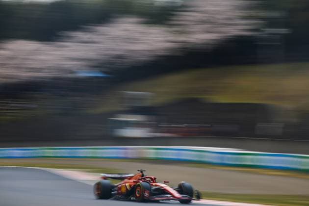16 LECLERC Charles (mco), Scuderia Ferrari SF-24, action during the Formula 1 MSC Cruises Japanese Grand Prix 2024, 4th round of the 2024 Formula One World Championship, WM, Weltmeisterschaft from April 5 to 7, 2024 on the Suzuka International Racing Course, in Suzuka, Japan - F1 - JAPANESE GRAND PRIX 2024 DPPI Panoramic  240406_R04_GIAPPONE_LF34343