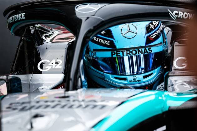 63 RUSSELL George (gbr), Mercedes AMG F1 Team W15, action during the Formula 1 MSC Cruises Japanese Grand Prix 2024, 4th round of the 2024 Formula One World Championship, WM, Weltmeisterschaft from April 5 to 7, 2024 on the Suzuka International Racing Course, in Suzuka, Japan - F1 - JAPANESE GRAND PRIX 2024 DPPI Panoramic  240406_R04_GIAPPONE_FG_12079