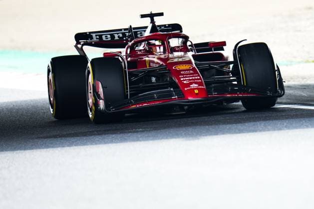 (240406) -- SUZUKA, April 6, 2024 -- Ferrari s Charles Leclerc of Monaco drives his car during the practice session of Formula One Japanese Grand Prix in Suzuka, Japan, April 6, 2024. ) (SP)JAPAN-SUZUKA-F1-GRAND PRIX 2024-PRACTICE ZhangxXiaoyu 