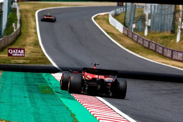 16 LECLERC Charles (mco), Scuderia Ferrari SF-24, action during the Formula 1 MSC Cruises Japanese Grand Prix 2024, 4th round of the 2024 Formula One World Championship, WM, Weltmeisterschaft from April 5 to 7, 2024 on the Suzuka International Racing Course, in Suzuka, Japan - F1 - JAPANESE GRAND PRIX 2024 DPPI Panoramic  F12024GP04JAP_JK321415