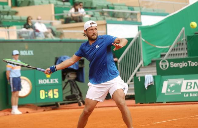ROLEX MONTE-CARLO MASTERS PHOTOPQR NICE MATIN Jean François Ottonello ; Roquebrune-Cap-Martin ; 06 04 2024 ; ROLEX MONTE-CARLO MASTERS - QUALIFICATIONS - LUCAS POUILLE Roquebrune-Cap-Martin France  Copyright: xPHOTOPQR NICExMATIN MAXPPPxJeanxFrançoisxOttonellox 20240406NIM2467 20240406NIM2467
