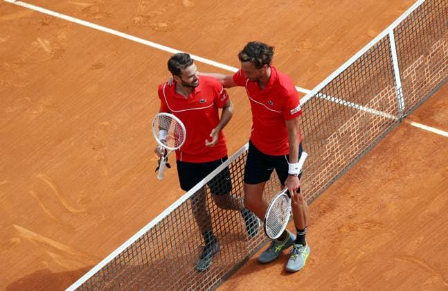 ROLEX MONTE-CARLO MASTERS PHOTOPQR NICE MATIN Jean François Ottonello ; Roquebrune-Cap-Martin ; 06 04 2024 ; ROLEX MONTE-CARLO MASTERS - QUALIFICATIONS - HUGO NYS et ARTHUR RINDERKNECH Roquebrune-Cap-Martin France  Copyright: xPHOTOPQR NICExMATIN MAXPPPxJeanxFrançoisxOttonellox 20240406NIM2872 20240406NIM2872