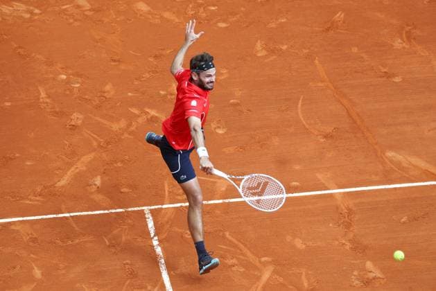 ROLEX MONTE-CARLO MASTERS PHOTOPQR NICE MATIN Jean François Ottonello ; Roquebrune-Cap-Martin ; 06 04 2024 ; ROLEX MONTE-CARLO MASTERS - QUALIFICATIONS - HUGO NYS Roquebrune-Cap-Martin France  Copyright: xPHOTOPQR NICExMATIN MAXPPPxJeanxFrançoisxOttonellox 20240406NIM2863 20240406NIM2863