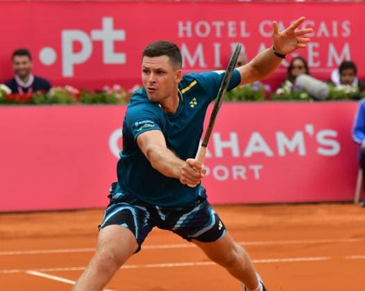 Hubert Hurkacz Poland reaches the final at the Estoril Open in Portugal Estoril Open, Portugal, April 6, 2024 Hubert Hurkacz Poland reaches the final of an international clay court tournament for the first time at the Estoril Open in Portugal with a 6 3, 3 6 and 6 3 win over Chiles Cristian Garin Estoril Estoril Tennis Club Lisbon Portugal