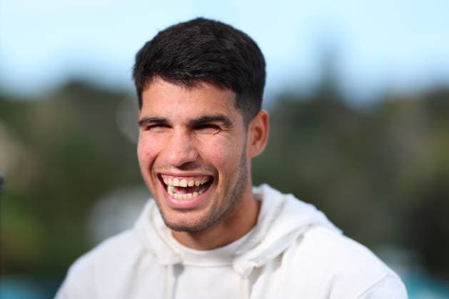 Sport Bilder des Tages Carlos Alcaraz (Spa) TENNIS : Rolex Monte Carlo Masters - 06 04 2024 AntoineCouvercelle Panoramic 