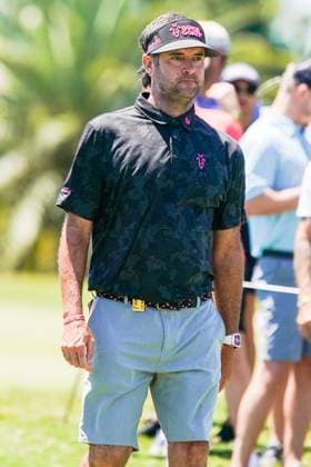 April 6, 2024, Doral, Florida, USA: Bubba Watson of the RangeGoats walks off the 3rd tee during the second round of LIV Golf Miami at Trump National Doral. Doral USA - ZUMAw109 20240406_fap_w109_017 Copyright: xDebbyxWongx