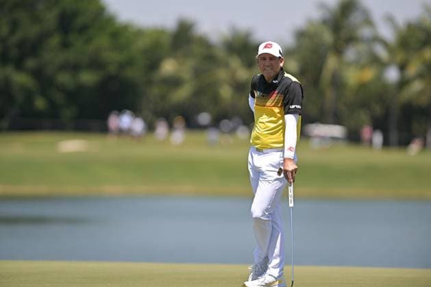DORAL, FL - APRIL 06 Professional Golfer Sergio Garcia in action during LIV Golf Miami on April 6, 2024, at Trump National Doral Miami in Doral, FL. (Photo by Michele Eve Sandberg Icon Sportswire) GOLF: APR 06 LIV Golf League Miami EDITORIAL USE ONLY Icon240406357