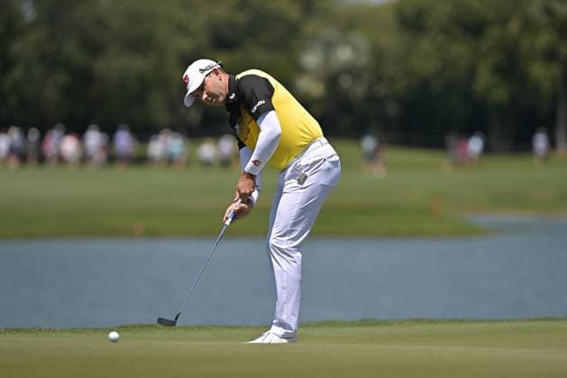 DORAL, FL - APRIL 06 Professional Golfer Sergio Garcia in action during LIV Golf Miami on April 6, 2024, at Trump National Doral Miami in Doral, FL. (Photo by Michele Eve Sandberg Icon Sportswire) GOLF: APR 06 LIV Golf League Miami EDITORIAL USE ONLY Icon240406359