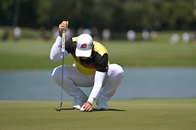 DORAL, FL - APRIL 06 Professional Golfer Sergio Garcia in action during LIV Golf Miami on April 6, 2024, at Trump National Doral Miami in Doral, FL. (Photo by Michele Eve Sandberg Icon Sportswire) GOLF: APR 06 LIV Golf League Miami EDITORIAL USE ONLY Icon240406360