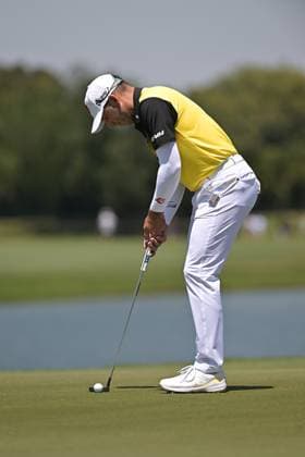 DORAL, FL - APRIL 06 Professional Golfer Sergio Garcia in action during LIV Golf Miami on April 6, 2024, at Trump National Doral Miami in Doral, FL. (Photo by Michele Eve Sandberg Icon Sportswire) GOLF: APR 06 LIV Golf League Miami EDITORIAL USE ONLY Icon240406361
