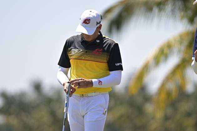 DORAL, FL - APRIL 06 Professional Golfer Sergio Garcia in action during LIV Golf Miami on April 6, 2024, at Trump National Doral Miami in Doral, FL. (Photo by Michele Eve Sandberg Icon Sportswire) GOLF: APR 06 LIV Golf League Miami EDITORIAL USE ONLY Icon240406368