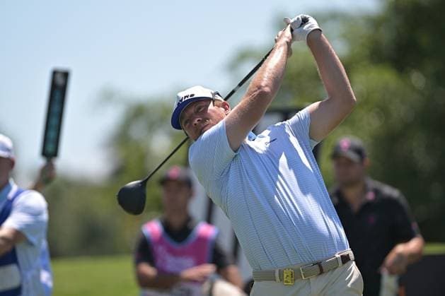 DORAL, FL - APRIL 06 Professional Golfer Talor Gooch in action during LIV Golf Miami on April 6, 2024, at Trump National Doral Miami in Doral, FL. (Photo by Michele Eve Sandberg Icon Sportswire) GOLF: APR 06 LIV Golf League Miami EDITORIAL USE ONLY Icon24040638001