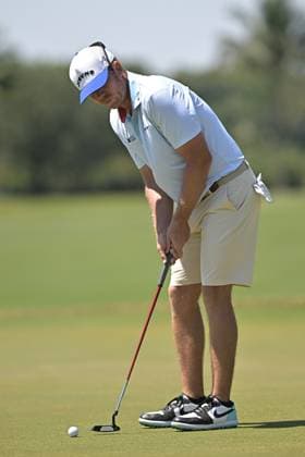 DORAL, FL - APRIL 06 Professional Golfer Talor Gooch in action during LIV Golf Miami on April 6, 2024, at Trump National Doral Miami in Doral, FL. (Photo by Michele Eve Sandberg Icon Sportswire) GOLF: APR 06 LIV Golf League Miami EDITORIAL USE ONLY Icon24040639301