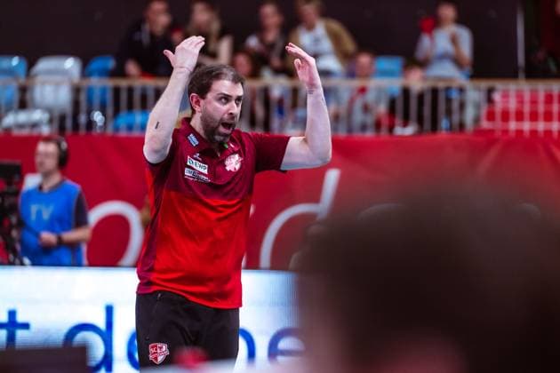 VBL Volleyball Bundesliga SC Potsdam SSC Palmberg Schwerin PlayOff semi-final, 06 04 2024 VBL Volleyball Bundesliga SC Potsdam SSC Palmberg Schwerin 06 04 2024 Copyright: xBEAUTIFULxSPORTS NicolxMarschallx