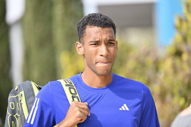 FÃ lix Auger-Aliassime (CAN) TENNIS : Rolex Monte Carlo 2024 - Monte Carlo - 07 04 2024 Panoramic Panoramic 