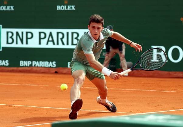 ROLEX MONTE-CARLO MASTERS QUALIFS PHOTOPQR NICE MATIN Jean François Ottonello ; Roquebrune-Cap-Martin ; 07 04 2024 ; ROLEX MONTE-CARLO MASTERS - Luca Nardi Roquebrune-Cap-Martin France  Copyright: xPHOTOPQR NICExMATIN MAXPPPxJeanxFrançoisxOttonellox 20240407NIM5212 20240407NIM5212