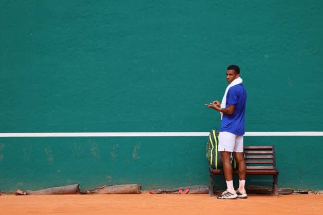 Felix Auger Aliassime (Can) TENNIS : Rolex Monte Carlo Masters - 07 04 2024 AntoineCouvercelle Panoramic