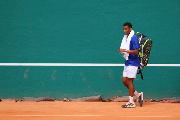 Felix Auger Aliassime (Can) TENNIS : Rolex Monte Carlo Masters - 07 04 2024 AntoineCouvercelle Panoramic