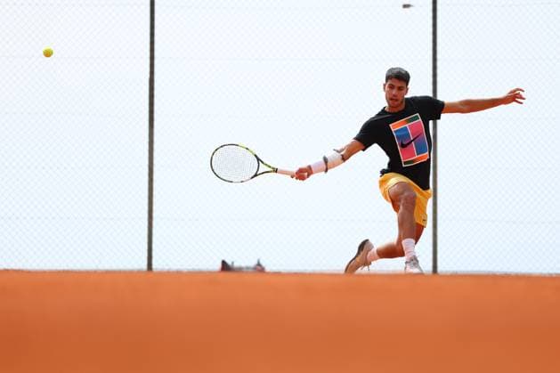 Carlos Alcaraz (Spa) TENNIS : Rolex Monte Carlo Masters - 07 04 2024 AntoineCouvercelle Panoramic 