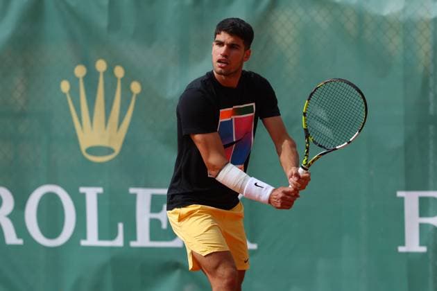 Carlos Alcaraz (Spa) TENNIS : Rolex Monte Carlo Masters - 07 04 2024 AntoineCouvercelle Panoramic 