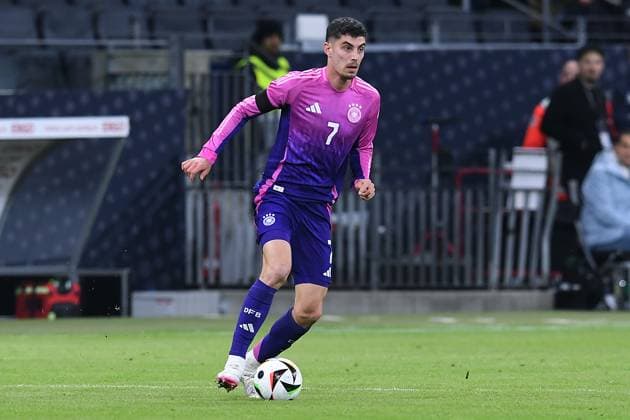 International soccer match Germany Netherlands on 26 03 2024 at Deutsche Bank Park in Frankfurt am Main Kai Havertz Germany DFB regulations prohibit any use of photographs as image sequences and or quasi video xRx