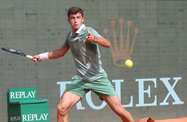 Monte-Carlo Rolex Master Tennis PHOTOPQR NICE MATIN Cyril Dodergny ; Roquebrune-cap-martin ; 08 04 2024 ; Roquebrune-cap-martin le 08 04 2024 - Monte-Carlo Country Club - Monte-Carlo Rolex Master 1000 Tennis - 1er tour - L italien Luca NARDI Roquebrune-cap-martin France  Copyright: xPHOTOPQR NICExMATIN MAXPPPxCyrilxDodergnyx 20240408NIM6766 20240408NIM6766