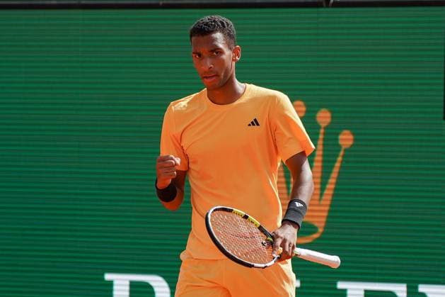 Felix Auger-Aliassime (Canada) TENNIS : Monaco Rolex Master 1000 - 1er tour - Monaco - 08 04 2024 NorbertScanella Panoramic