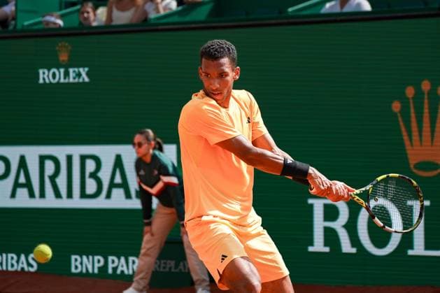 Felix Auger-Aliassime (Canada) TENNIS : Monaco Rolex Master 1000 - 1er tour - Monaco - 08 04 2024 NorbertScanella Panoramic