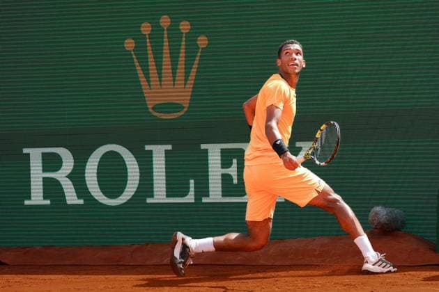 Felix Auger-Aliassime (Canada) TENNIS : Monaco Rolex Master 1000 - 1er tour - Monaco - 08 04 2024 NorbertScanella Panoramic