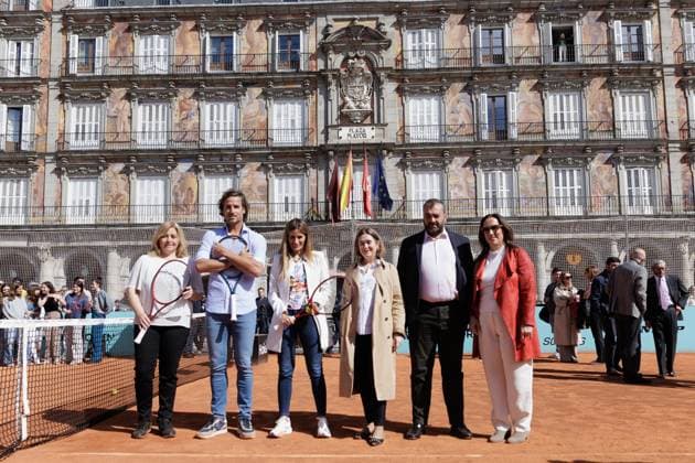 Tennis, Madrid Open, press conference before the start of the WTA and ATP tournament