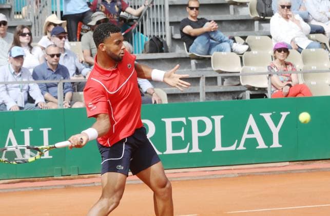 Monte-Carlo Rolex Master Tennis PHOTOPQR NICE MATIN Cyril Dodergny ; Roquebrune-cap-martin ; 08 04 2024 ; Roquebrune-cap-martin le 08 04 2024 - Monte-Carlo Country Club - Monte-Carlo Rolex Master 1000 Tennis - 1er tour - Le francais Arthur FILS Roquebrune-cap-martin France  Copyright: xPHOTOPQR NICExMATIN MAXPPPxCyrilxDodergnyx 20240408NIM7277 20240408NIM7277