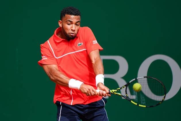 Arthur Fils (France) TENNIS : Monaco Rolex Master 1000 - 1er tour - Monaco - 08 04 2024 NorbertScanella Panoramic