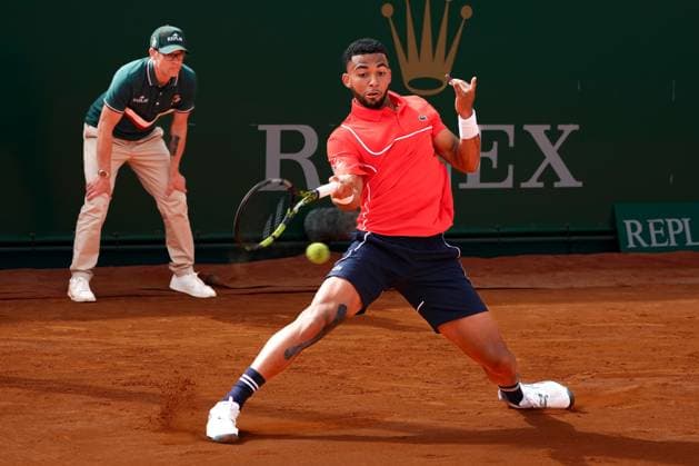 Arthur Fils (France) TENNIS : Monaco Rolex Master 1000 - 1er tour - Monaco - 08 04 2024 NorbertScanella Panoramic