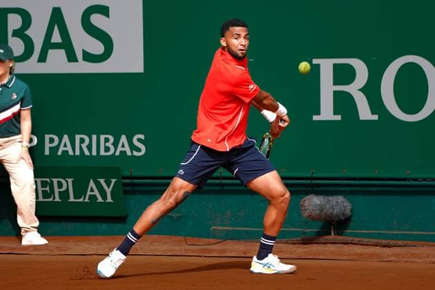 Arthur Fils (France) TENNIS : Monaco Rolex Master 1000 - 1er tour - Monaco - 08 04 2024 NorbertScanella Panoramic