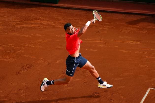 Arthur Fils (France) TENNIS : Monaco Rolex Master 1000 - 1er tour - Monaco - 08 04 2024 NorbertScanella Panoramic