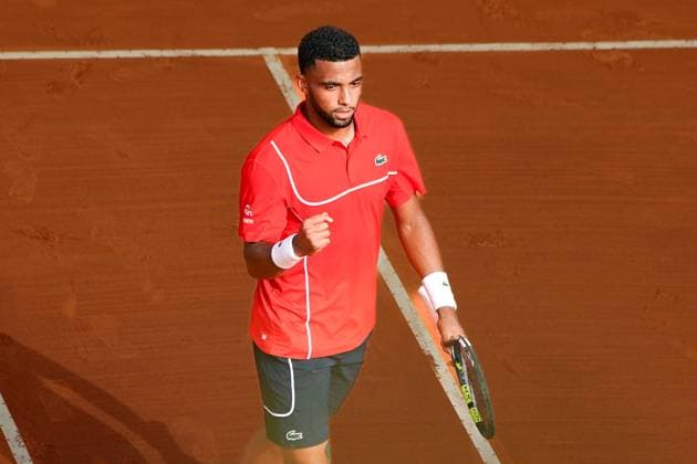 Arthur Fils (France) TENNIS : Monaco Rolex Master 1000 - 1er tour - Monaco - 08 04 2024 NorbertScanella Panoramic