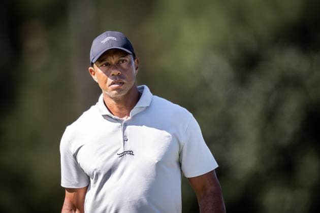 240408 Tiger Woods of the United States during a practice round prior to the 2024 Masters Golf Tournament on April 8, 2024 in Augusta Photo Petter Arvidson BILDBYRAN kod PA PA0789 golf masters 1 bbeng the masters Augusta  Copyright: PETTERxARVIDSON BB240408PA006