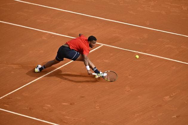 Tennis - Rolex Monte Carlo 2024 - ATP, Tennis Herren - Arthur Fils - France TENNIS - Rolex Monte Carlo 2024 - MC - 08 04 2024 ChrysleneCaillaud Panoramic 