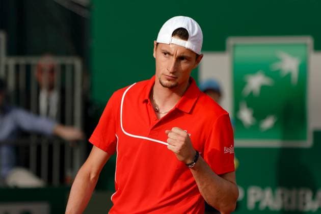 Ugo Humbert (France) TENNIS : Monaco Rolex Master 1000 - 1er tour - Monaco - 08 04 2024 NorbertScanella Panoramic