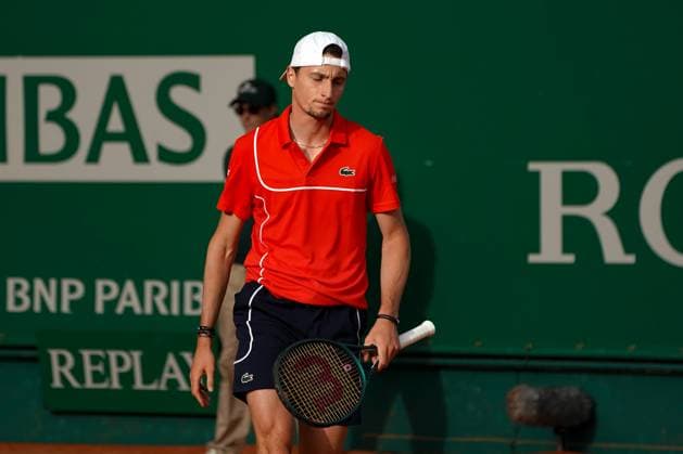 Ugo Humbert (France) TENNIS : Monaco Rolex Master 1000 - 1er tour - Monaco - 08 04 2024 NorbertScanella Panoramic