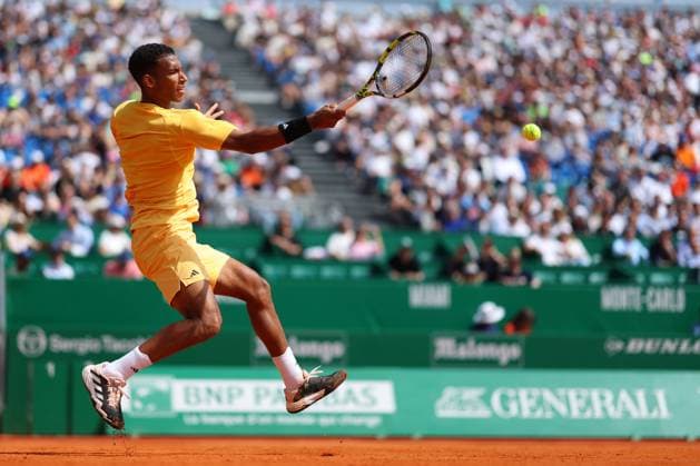 Felix Auger Aliassime (Can) TENNIS : Rolex Monte Carlo Masters - 08 04 2024 AntoineCouvercelle Panoramic 