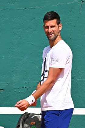 Sport Bilder des Tages Monaco Rolex Masters Novak Djokovic (SRB) during practice at the Monaco Rolex Masters in Monte Carlo, on April, 8, 2024. Photo by Corinne Dubreuil ABACAPRESS.COM Monaco Monaco  Copyright: xDubreuilxCorinne ABACAx