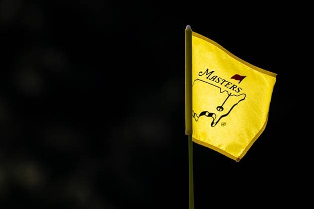 240408 The pin flag prior to the 2024 Masters Golf Tournament on April 8, 2024 in Augusta Photo Petter Arvidson BILDBYRAN kod PA PA0789 golf masters 1 bbeng the masters Augusta genre  Copyright: PETTERxARVIDSON BB240408PA193
