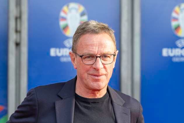 European Football Championship Workshop, European Championship, Meeting of the national coaches on 08 04 2024 at the Staendehaus in Duesseldorf Ralf Rangnick Austria, national coach in front of the entrance Photo Kirchner Media TH Copyright: xKirchner-Media THx