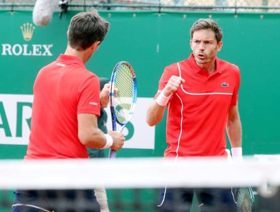 Monte-Carlo Rolex Master Tennis PHOTOPQR NICE MATIN Cyril Dodergny ; Roquebrune-cap-martin ; 09 04 2024 ; Roquebrune-cap-martin le 09 04 2024 - Monte-Carlo Country Club - Monte-Carlo Rolex Master 1000 Tennis - 2eme tour - Double - Les francais Nicolas MAHUT et Edward ROGER-VASSELIN Monte Carlo Rolex Masters on april 9th 2024 Roquebrune-cap-martin France  Copyright: xPHOTOPQR NICExMATIN MAXPPPxCyrilxDodergnyx 20240409NIM9041 20240409NIM9041