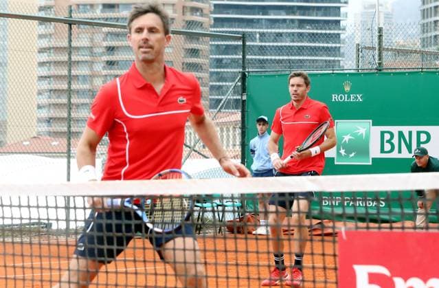 Monte-Carlo Rolex Master Tennis PHOTOPQR NICE MATIN Cyril Dodergny ; Roquebrune-cap-martin ; 09 04 2024 ; Roquebrune-cap-martin le 09 04 2024 - Monte-Carlo Country Club - Monte-Carlo Rolex Master 1000 Tennis - 2eme tour - Double - Les francais Nicolas MAHUT et Edward ROGER-VASSELIN Monte Carlo Rolex Masters on april 9th 2024 Roquebrune-cap-martin France  Copyright: xPHOTOPQR NICExMATIN MAXPPPxCyrilxDodergnyx 20240409NIM9042 20240409NIM9042